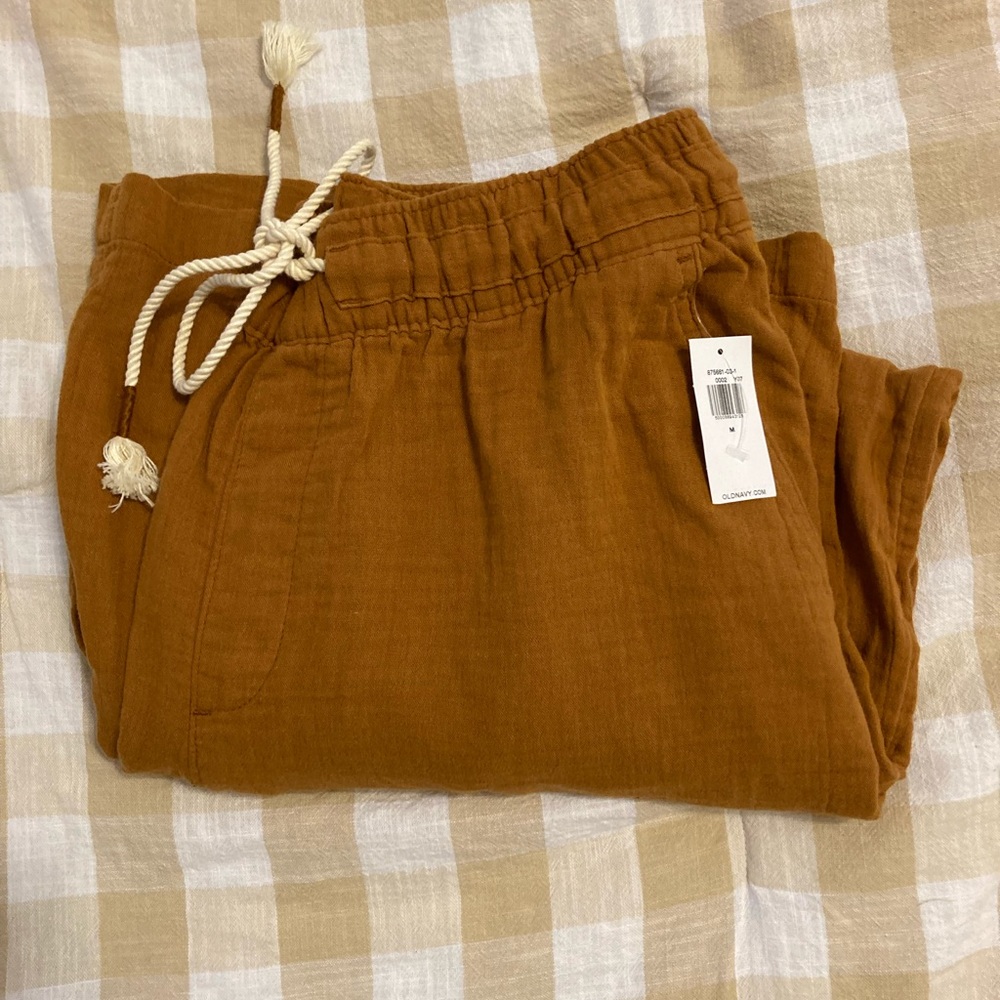 New! Old Navy High-Waisted Wide Leg Textured Soft Pants for Women